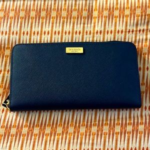 Kate spade navy blue wallet